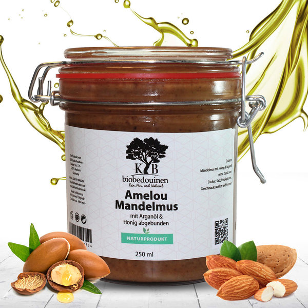 Amlou almond spread with argan oil