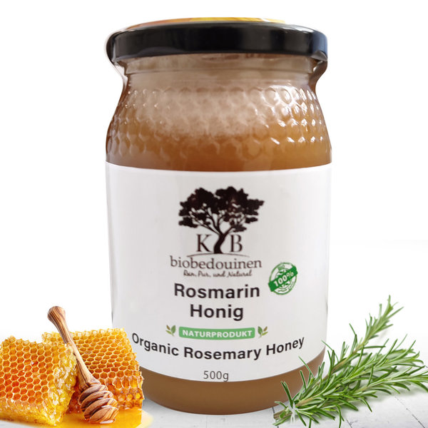 Rosmarin Honig aus Atlasgebirge Marokkos. 500g