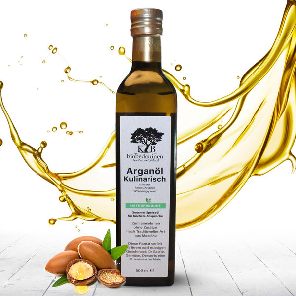 Roasted argan oil. Natural food. 500 ml